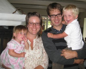 Linus y Magdalena e hijos